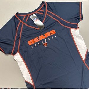 NFL Majestic Chicago Bears D.L. IV Cool Base Raglan Tee Shirt NWT Size Large